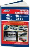 Купить руководство по ремонту Книга Toyota бензиновые двигатели 4А-F, 4A-FE, 4A-GE, 5А-F, 5A-FE, 7А-FE серия ПРОФЕССИОНАЛ Диагностика.Ремонт.ТО